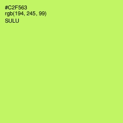 #C2F563 - Sulu Color Image
