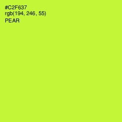 #C2F637 - Pear Color Image