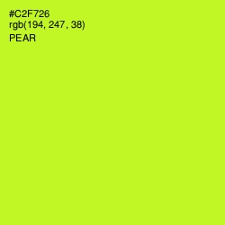 #C2F726 - Pear Color Image