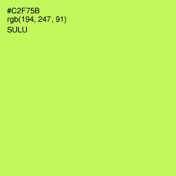 #C2F75B - Sulu Color Image