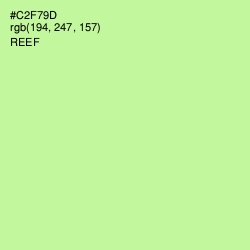 #C2F79D - Reef Color Image