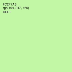 #C2F7A6 - Reef Color Image