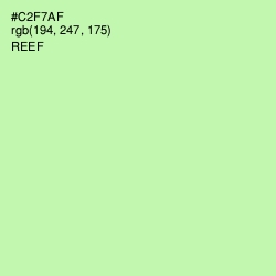 #C2F7AF - Reef Color Image
