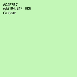 #C2F7B7 - Gossip Color Image