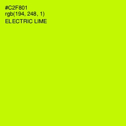 #C2F801 - Electric Lime Color Image