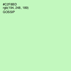 #C2F8BD - Gossip Color Image