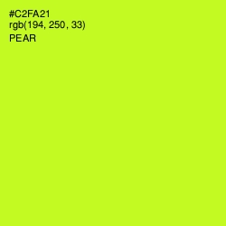 #C2FA21 - Pear Color Image