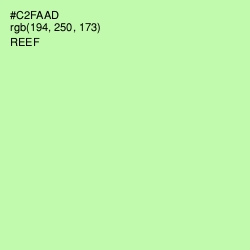 #C2FAAD - Reef Color Image