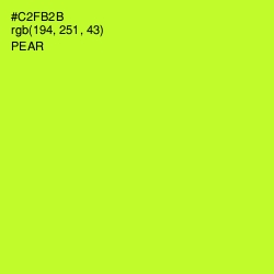 #C2FB2B - Pear Color Image