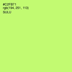 #C2FB71 - Sulu Color Image