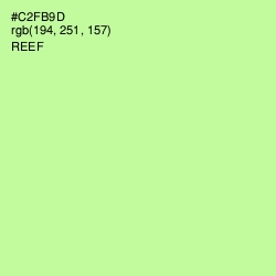 #C2FB9D - Reef Color Image