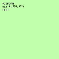 #C2FDAB - Reef Color Image