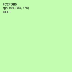 #C2FDB0 - Reef Color Image