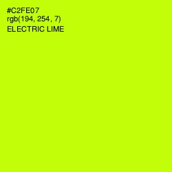 #C2FE07 - Electric Lime Color Image