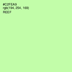 #C2FEA9 - Reef Color Image