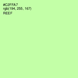 #C2FFA7 - Reef Color Image
