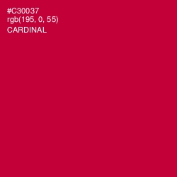#C30037 - Cardinal Color Image
