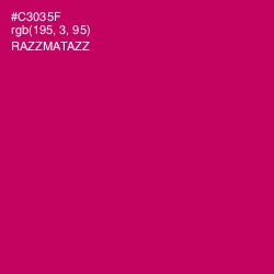 #C3035F - Razzmatazz Color Image