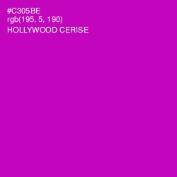 #C305BE - Hollywood Cerise Color Image