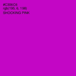 #C306C6 - Shocking Pink Color Image