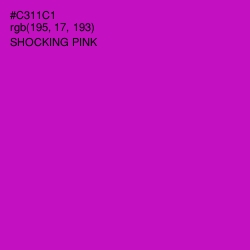 #C311C1 - Shocking Pink Color Image