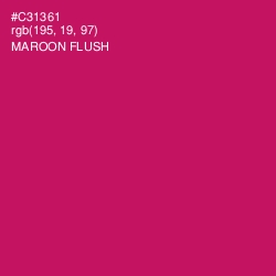 #C31361 - Maroon Flush Color Image