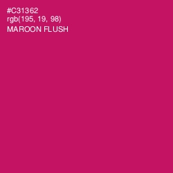 #C31362 - Maroon Flush Color Image