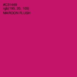 #C31469 - Maroon Flush Color Image