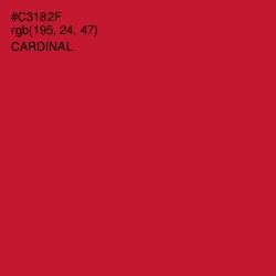 #C3182F - Cardinal Color Image