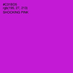 #C31BD5 - Shocking Pink Color Image