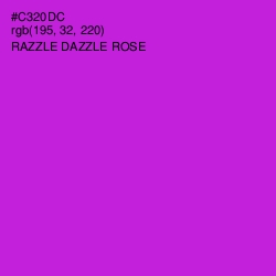 #C320DC - Razzle Dazzle Rose Color Image