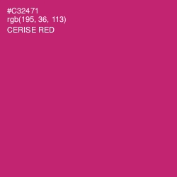 #C32471 - Cerise Red Color Image