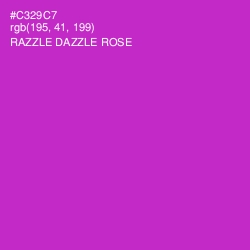 #C329C7 - Razzle Dazzle Rose Color Image