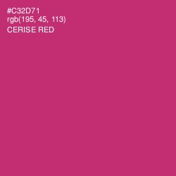 #C32D71 - Cerise Red Color Image