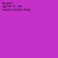 #C32FC7 - Razzle Dazzle Rose Color Image