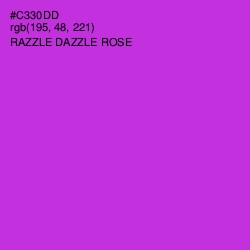 #C330DD - Razzle Dazzle Rose Color Image