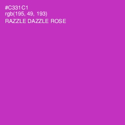 #C331C1 - Razzle Dazzle Rose Color Image