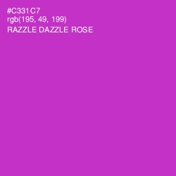 #C331C7 - Razzle Dazzle Rose Color Image