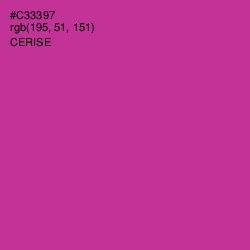 #C33397 - Cerise Color Image