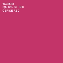 #C33568 - Cerise Red Color Image