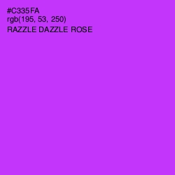 #C335FA - Razzle Dazzle Rose Color Image