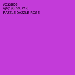 #C33BD9 - Razzle Dazzle Rose Color Image