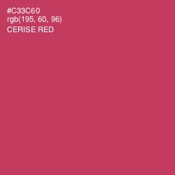 #C33C60 - Cerise Red Color Image