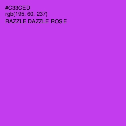 #C33CED - Razzle Dazzle Rose Color Image