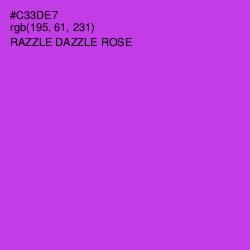 #C33DE7 - Razzle Dazzle Rose Color Image