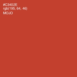 #C3402E - Mojo Color Image
