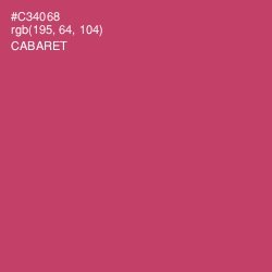 #C34068 - Cabaret Color Image