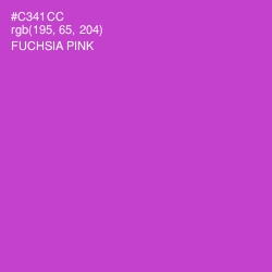 #C341CC - Fuchsia Pink Color Image