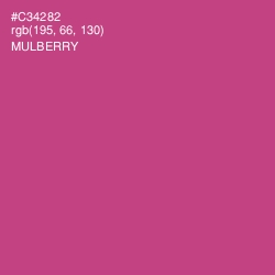 #C34282 - Mulberry Color Image