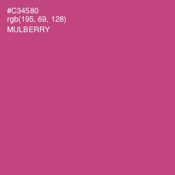 #C34580 - Mulberry Color Image